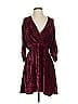 Hale Bob Burgundy Cocktail Dress Size S - photo 1