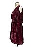 Hale Bob Burgundy Cocktail Dress Size S - photo 5
