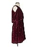 Hale Bob Burgundy Cocktail Dress Size S - photo 4