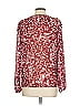 Maje 100% Polyester Burgundy Long Sleeve Blouse Size 2 - photo 2