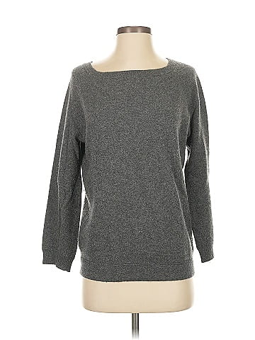 Hannah Rose Cashmere Pullover Sweater (view 1)
