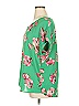 Pleione 100% Polyester Green Short Sleeve Blouse Size XL - photo 5