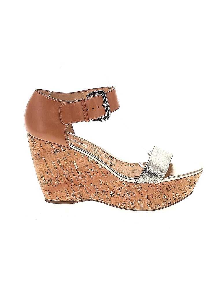 Donald J Pliner Tan Wedges Size 8 1/2 - photo 1