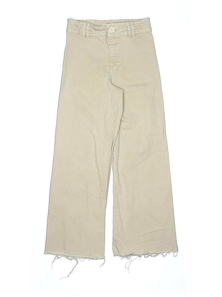 Pre-owned Zara Kids' Khaki Pant In Brown