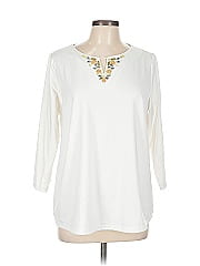 Susan Graver 3/4 Sleeve Blouse