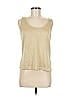 St. John Gold Sleeveless Top Size M - photo 1