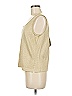 St. John Gold Sleeveless Top Size M - photo 5