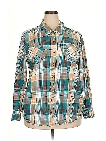 Natural Reflections Long Sleeve Button-Down Shirt (view 1)