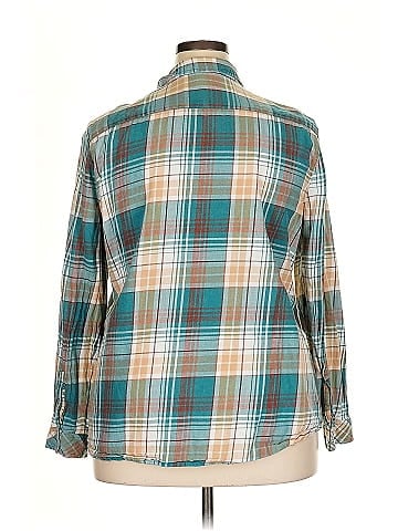 Natural Reflections Long Sleeve Button-Down Shirt (view 2)