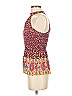 Haute Hippie 100% Rayon Red Sleeveless Blouse Size S - photo 5