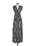 Veronica M. Paisley Teal Casual Dress Size XS - photo 1