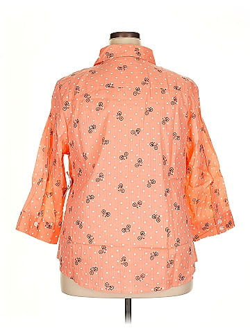 Karen Scott 3/4 Sleeve Button-Down Shirt (view 2)
