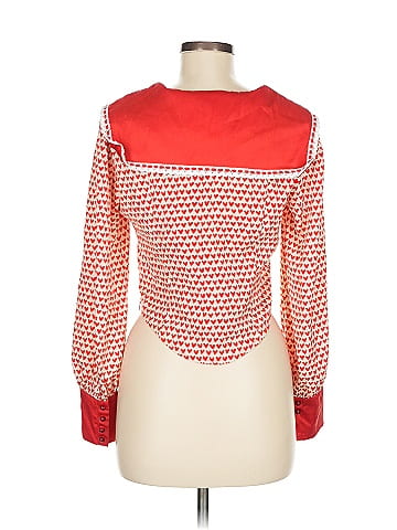 Simple Retro Long Sleeve Blouse (view 2)