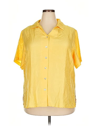 Ashley Stewart Short Sleeve Silk Top (view 1)