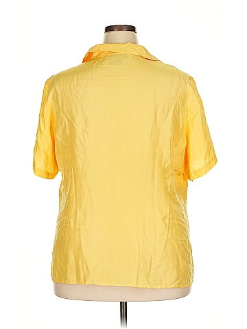 Ashley Stewart Short Sleeve Silk Top (view 2)