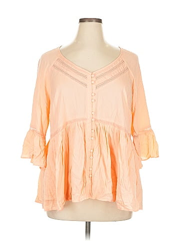 Torrid 3/4 Sleeve Blouse (view 1)