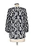 Crown & Ivy 100% Rayon Blue 3/4 Sleeve Blouse Size L - photo 2