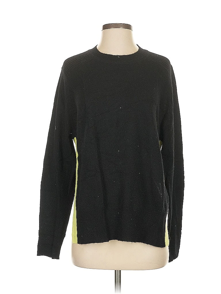 Pre-owned 27 Miles Cashmere Pullover Sweater In Black