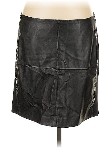 White House Black Market Faux Leather Skirt (view 1)