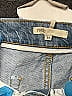 Maje Stars Blue Denim Shorts Size 34 waist - photo 3