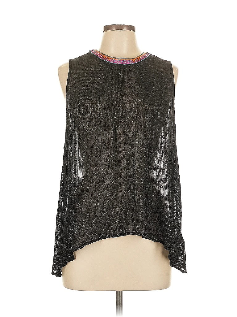 Eri + Ali Black Sleeveless Blouse Size XL - photo 1