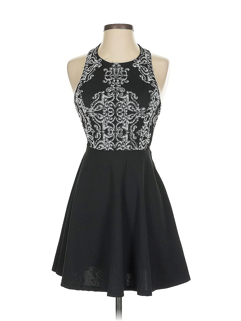 Speechless Black Cocktail Dress Size 1 - photo 1