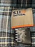 5.11 Tactical Series 100% Cotton Plaid Blue Long Sleeve Button-Down Shirt Size S - photo 7