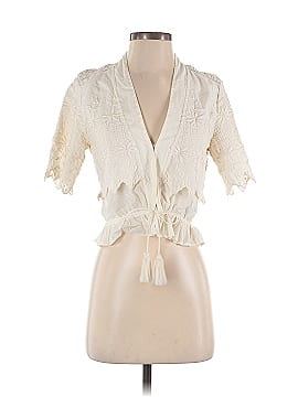 Love Shack Fancy Short Sleeve Blouse