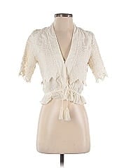 Love Shack Fancy Short Sleeve Blouse