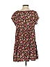 Natural Life 100% Rayon Floral Brown Casual Dress Size XS - photo 2