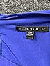 Black Halo Solid Blue Cocktail Dress Size 12 - photo 3