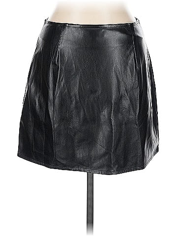 Lulus Faux Leather Skirt (view 2)