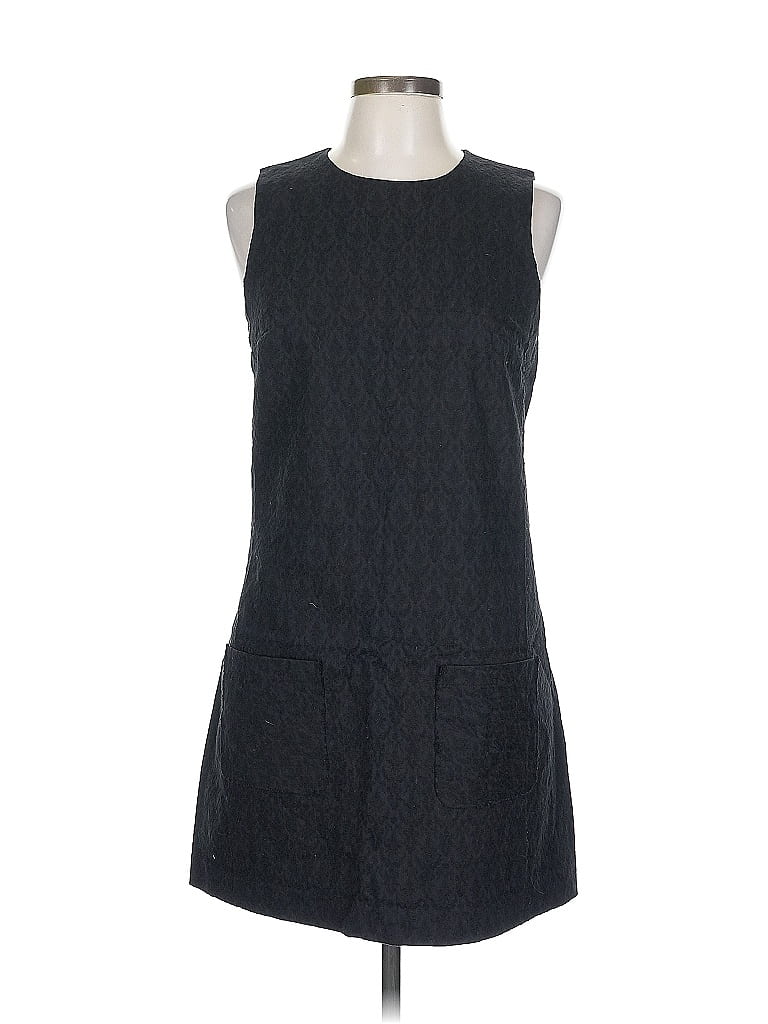 Armani Exchange Chevron-herringbone Black Casual Dress Size 10 - photo 1