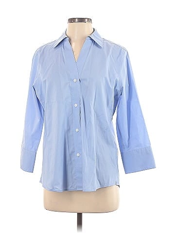 Foxcroft 3/4 Sleeve Button-Down Shirt (view 1)