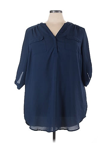 Torrid 3/4 Sleeve Blouse (view 1)