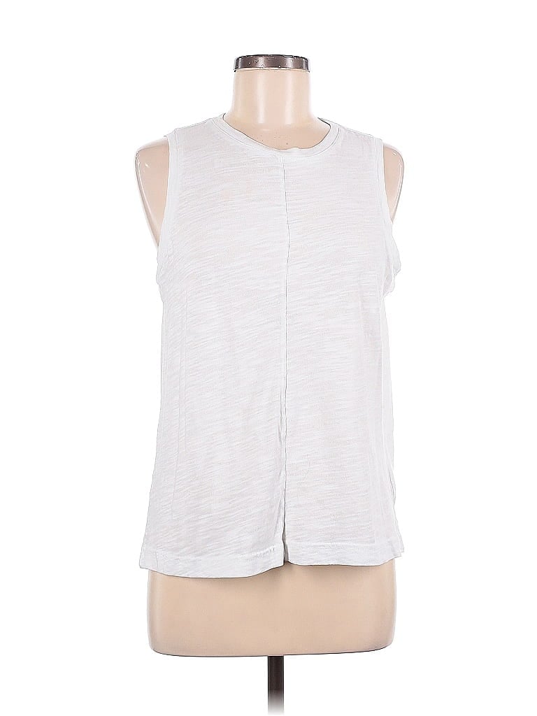 Click to view more detailed imagery on our partner's website Pre-owned Caslon Sleeveless T-shirt In White