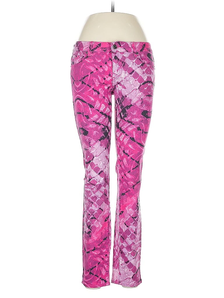 Armani Exchange Print Pink Casual Pants Size 8 - photo 1