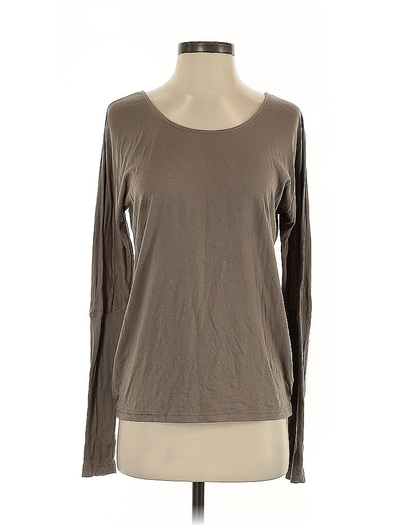 Onzie Brown Long Sleeve T-Shirt Size S - photo 1