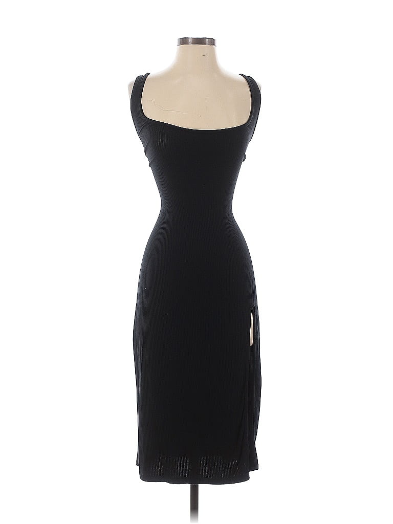 Assorted Brands Solid Black Cocktail Dress Size XS - photo 1