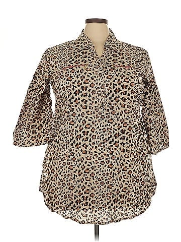 Mustard Seed 3/4 Sleeve Blouse (view 1)