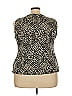 Jones Studio Chevron-herringbone Black Sleeveless Blouse Size 3X - photo 2