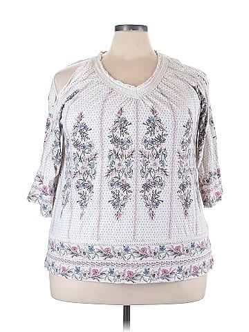 Style&Co 3/4 Sleeve Blouse (view 1)