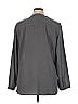 Chico's 100% Polyester Gray 3/4 Sleeve Blouse Size XL - photo 2
