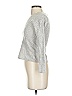C by Bloomingdales 100% Cashmere Chevron-herringbone Silver Cashmere Pullover Sweater Size XS - photo 5