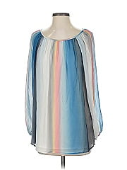 St. John 3/4 Sleeve Silk Top