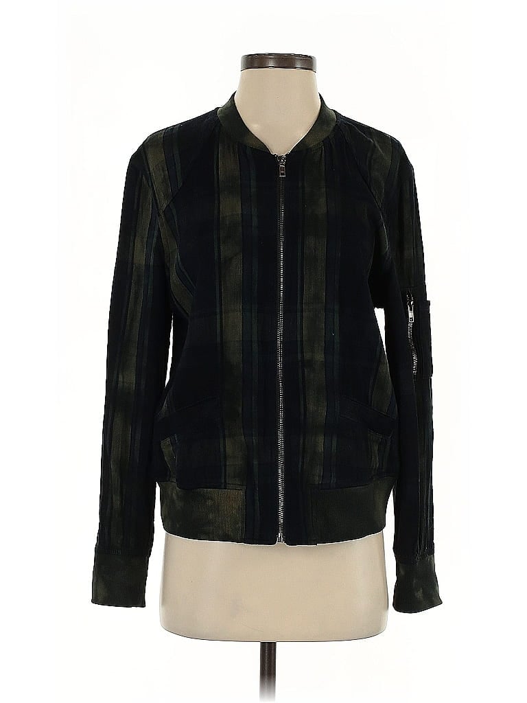 Dear John 100% Cotton Plaid Green Jacket Size S - photo 1