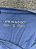 Life Is Good 100% Cotton Blue Short Sleeve T-Shirt Size S - photo 3