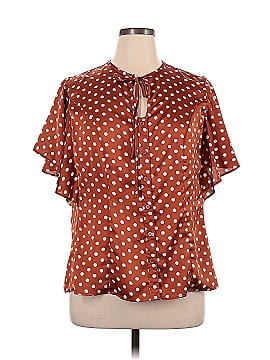 Unique Vintage Short Sleeve Blouse