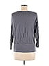 Soho Gray 3/4 Sleeve Top Size M - photo 2