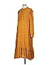 Hatch 100% Viscose Yellow Casual Dress Size XS - photo 1